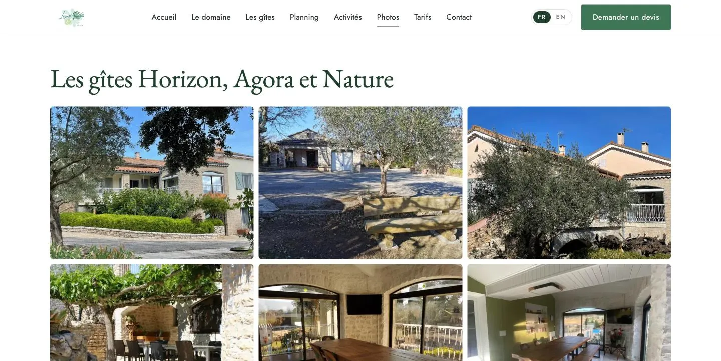 Galerie photos du site Le Petit Vialto